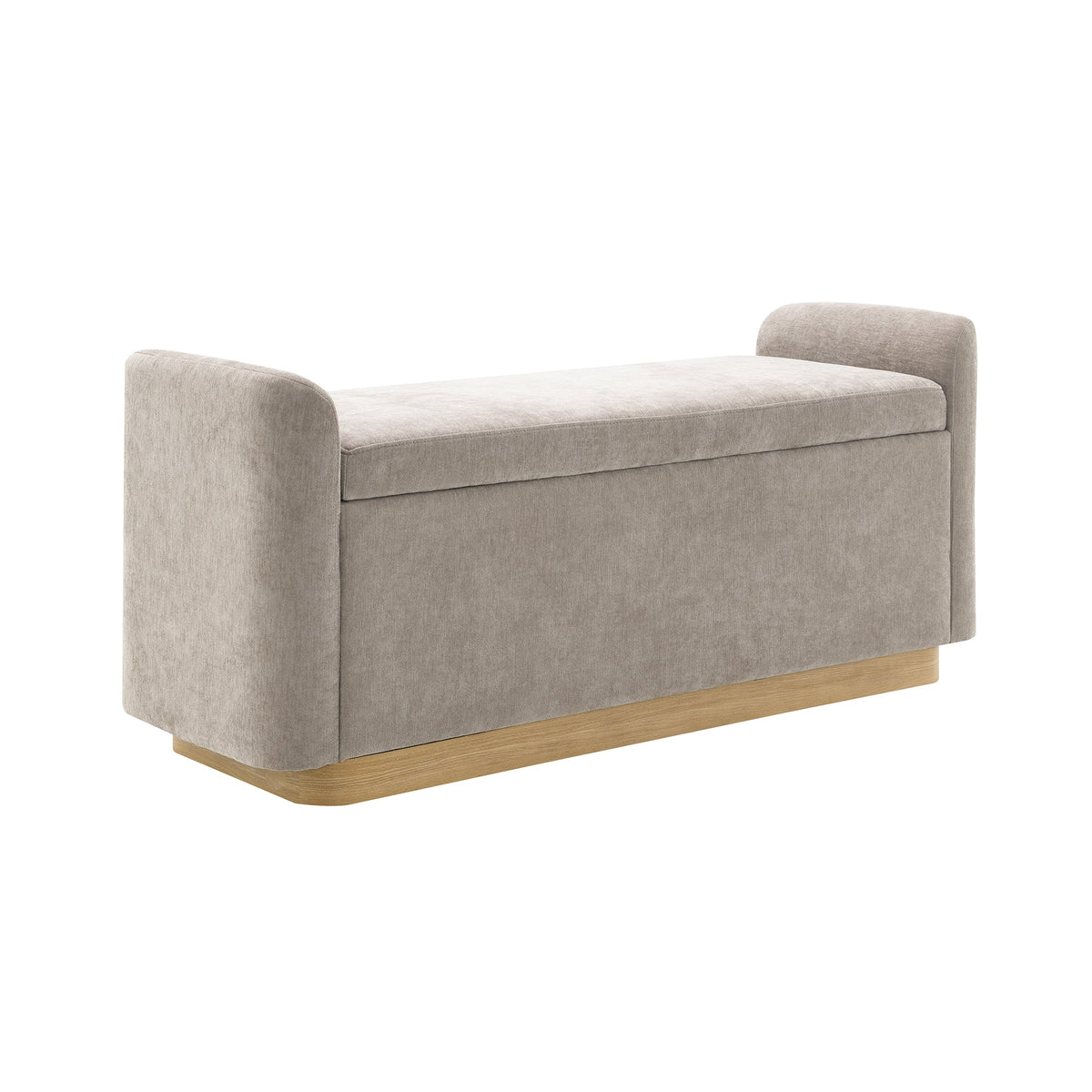[Video provided]49" Bench with Storage, Storage Ottoman Bench with Safety Hinge, photo 5 of 9
