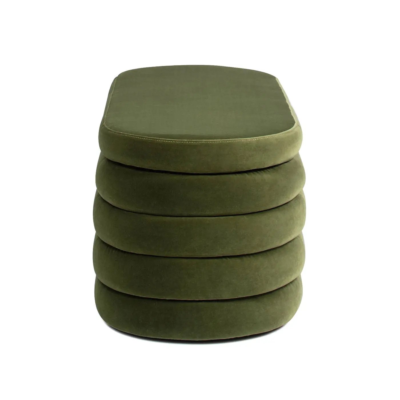 Fuji - Upholstered Oval Storage Bench by HouseOfZazla