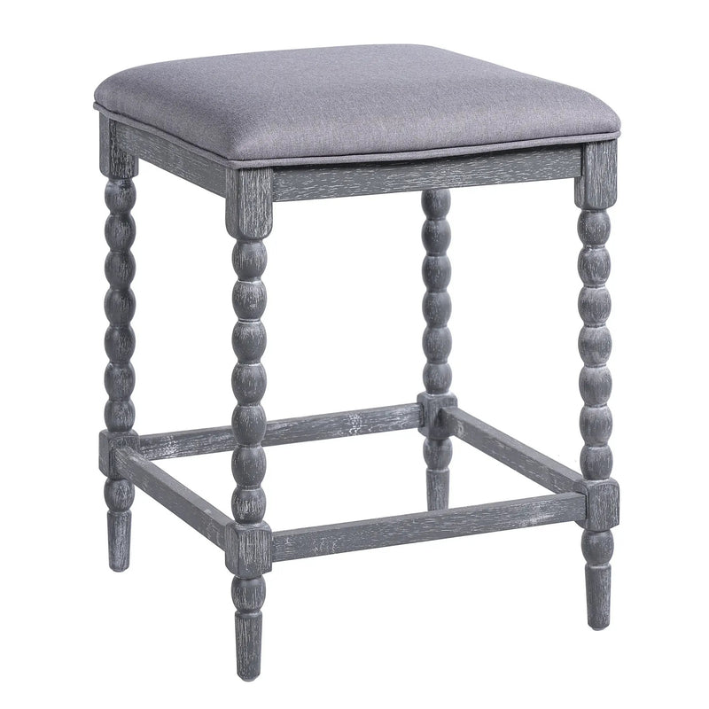 26" Counter Stools Set of 4 with Upholstered Seat by HouseOfZazla