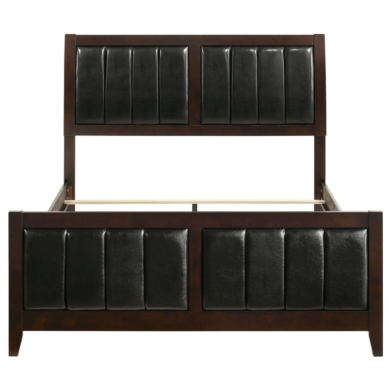 Carlton Wood Queen Panel Bed Cappuccino by Unique Piece Furniture