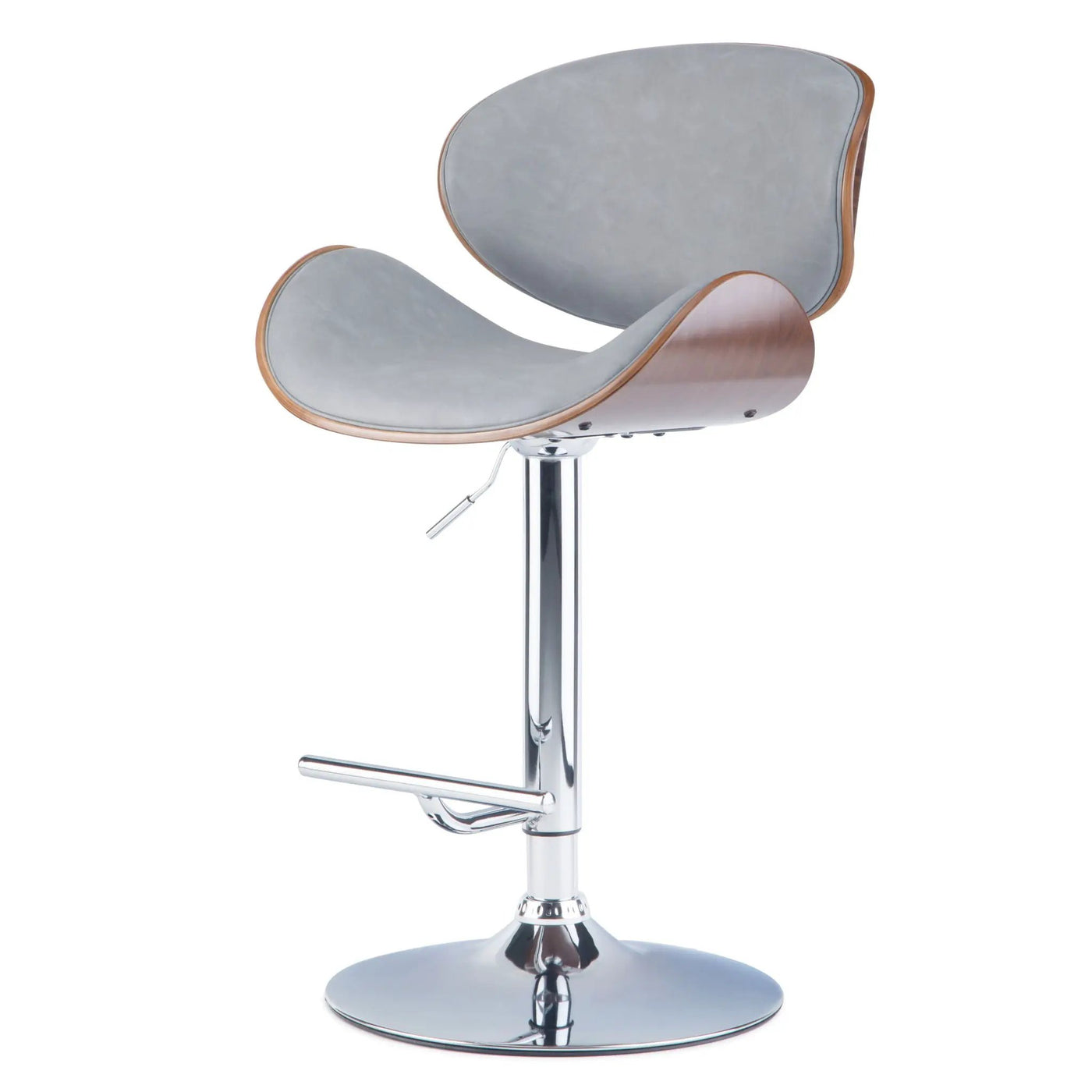 Marana - Multifunctional Handcrafted Bentwood Adjustable Swivel Bar Stool by HouseOfZazla