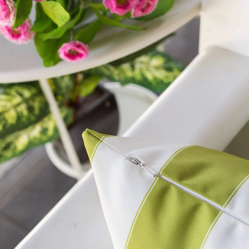 Horizon Stripe Pillow Outdoor & Indoor by Unique Piece Furniture
