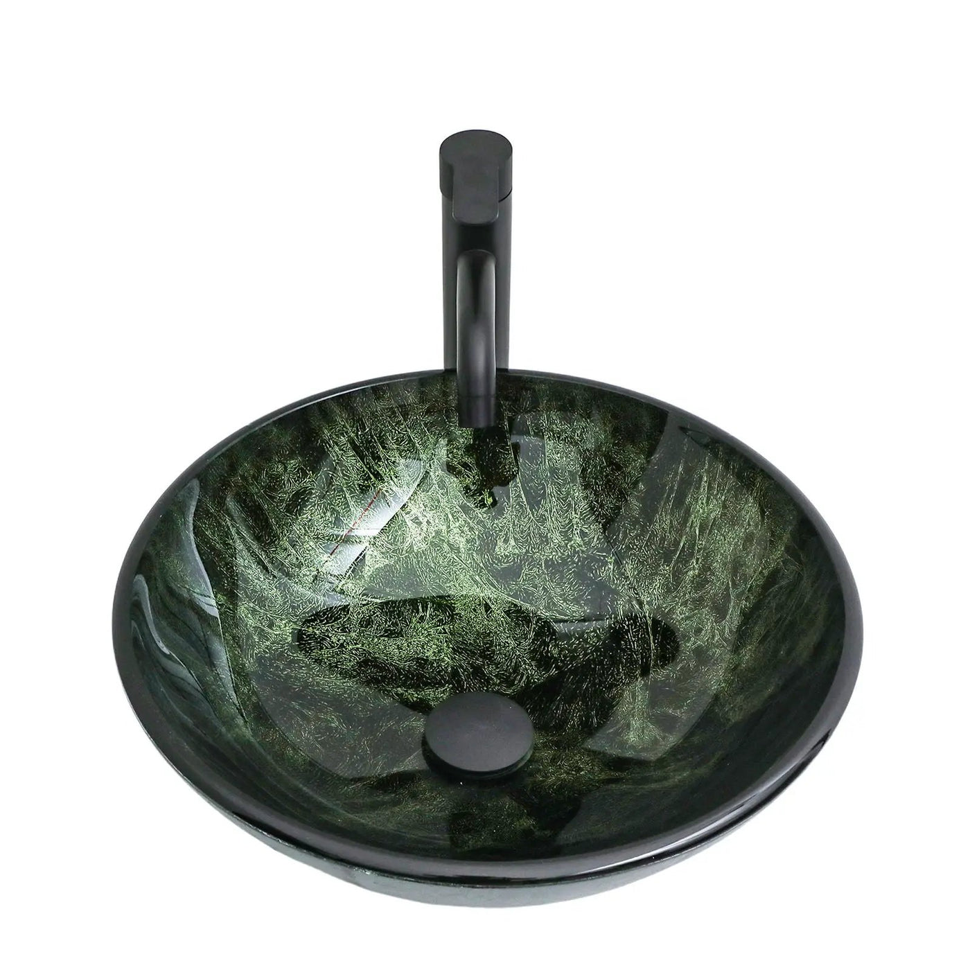Vessel Sink With Faucet And Pop-Up Drain by HouseOfZazla