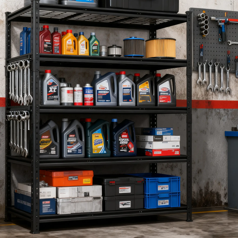 5-Tier Heavy Duty Metal Shelving Unit by HouseOfZazla