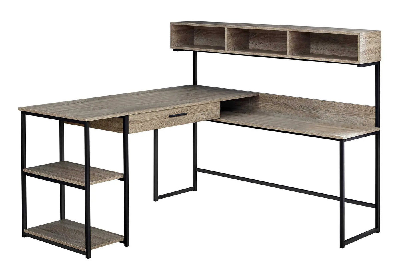Computer Desk, Home Office, Corner, Storage Drawers, L Shape, Laptop, Contemporary & Modern by Unique Piece Furniture