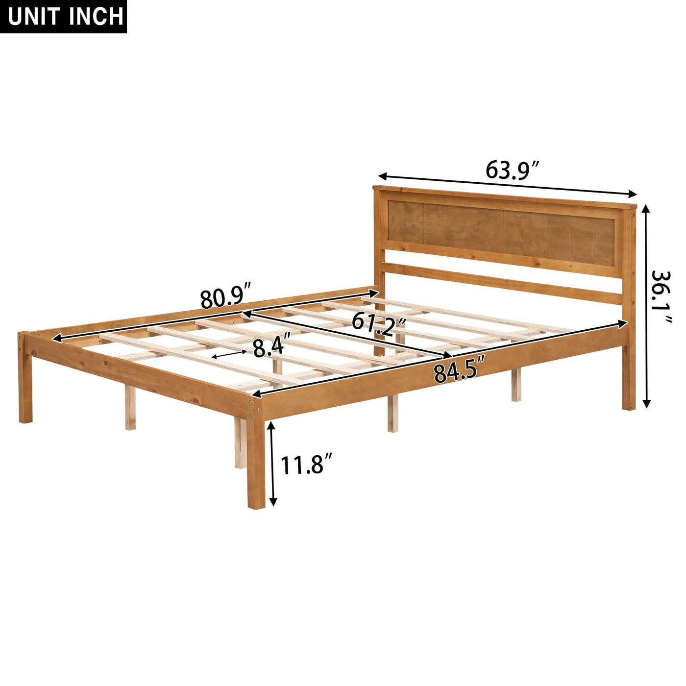 Platform Bed Frame With Headboard by Unique Piece Furniture