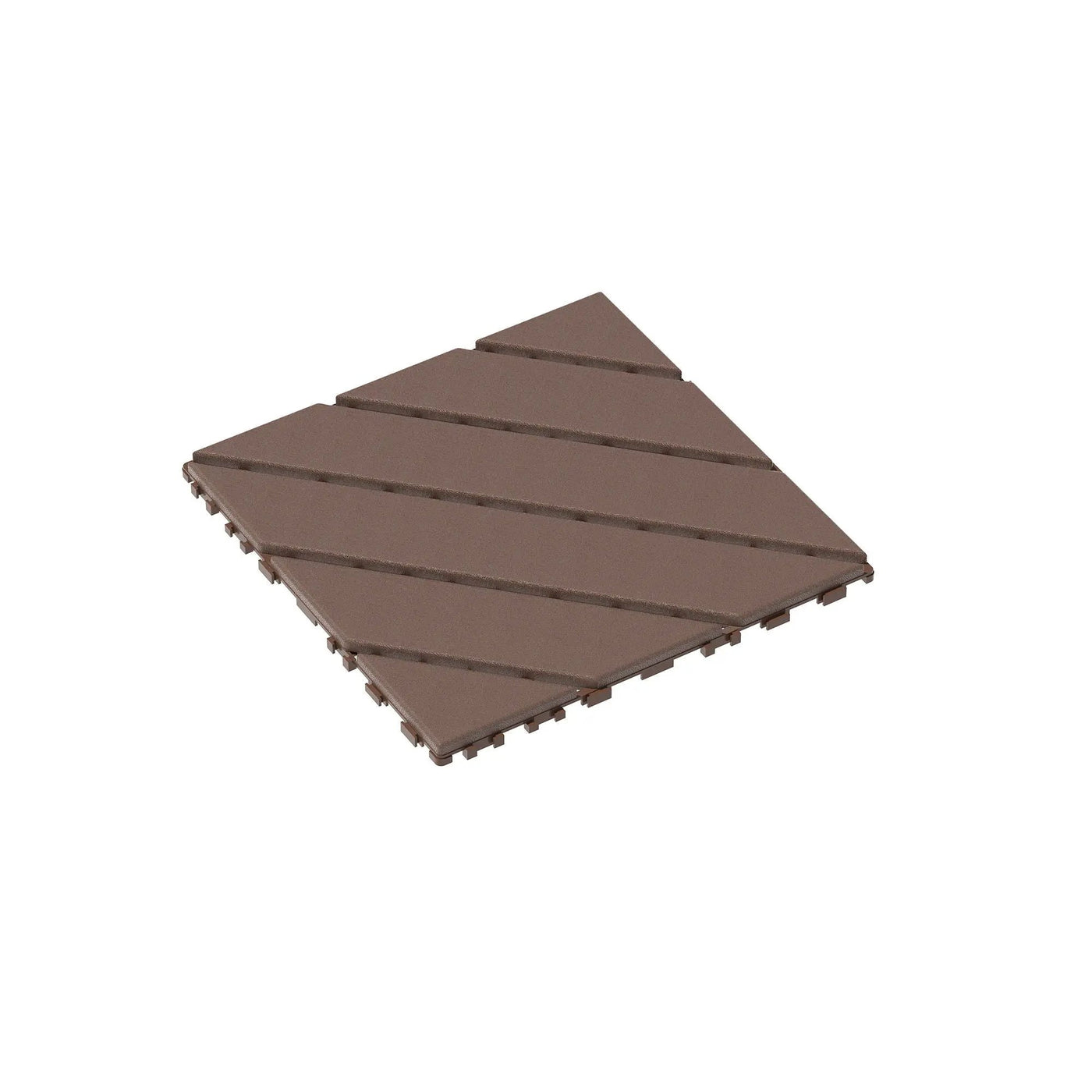 Durable Plastic Interlocking Deck Tiles, Waterproof Outdoor And Indoor Use by HouseOfZazla