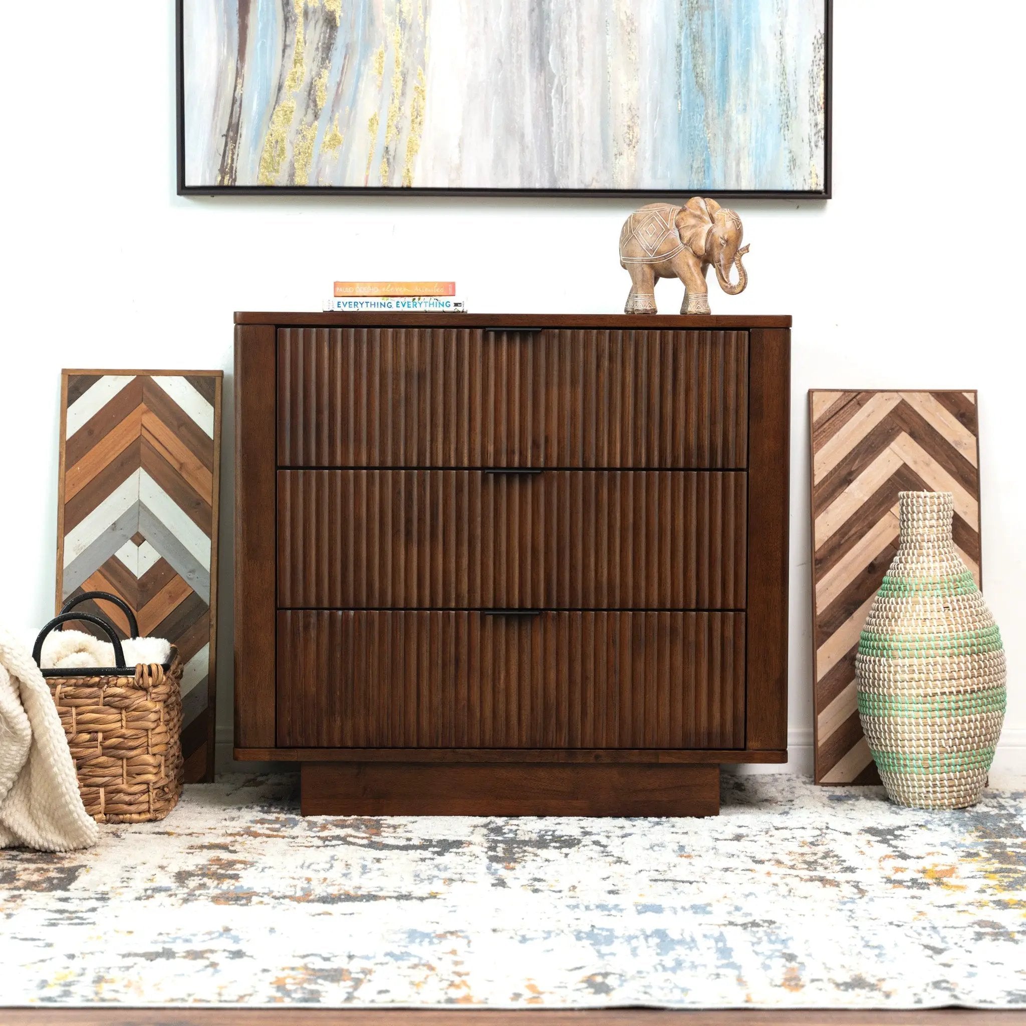 Lola Walnut Nightstand by HouseOfZazla