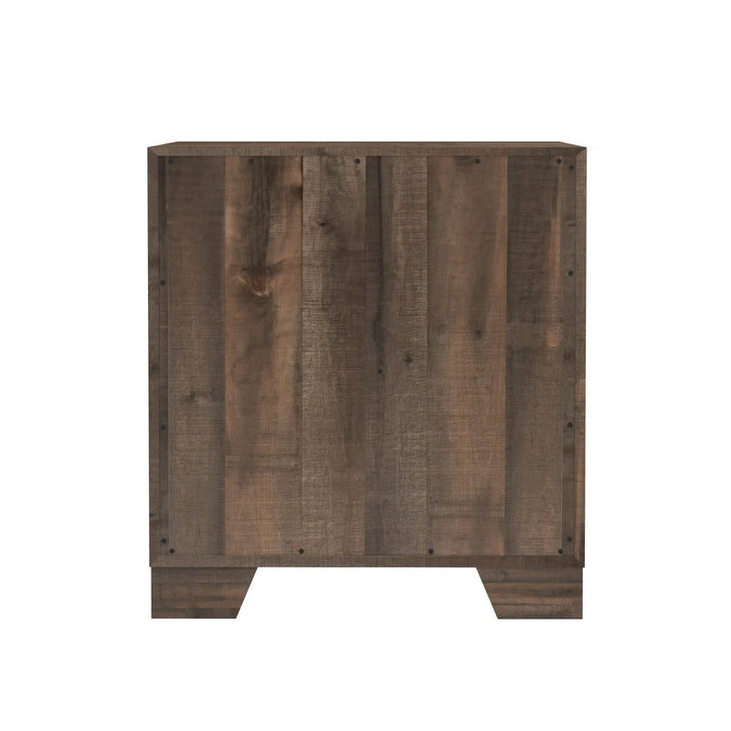 Plinz - 2 Drawer Nightstand - Brown