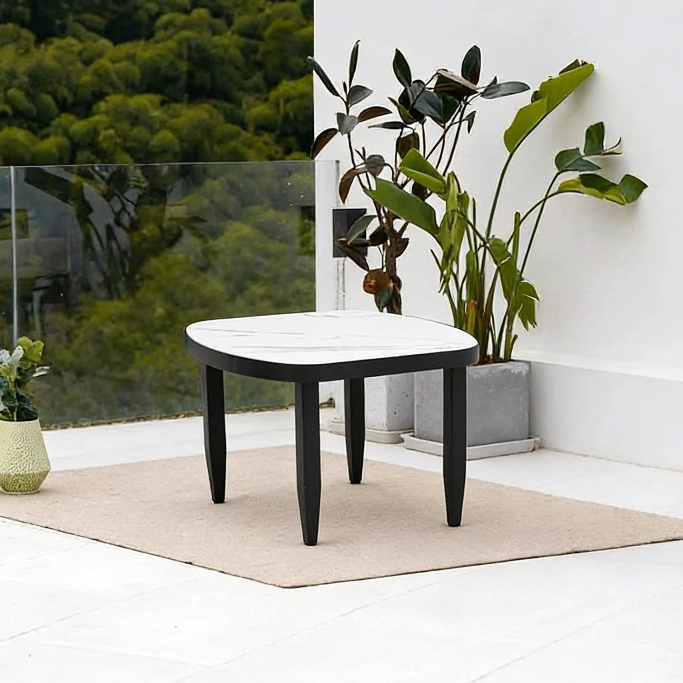 Outdoor Elegance Table, Rounded Corners by HouseOfZazla