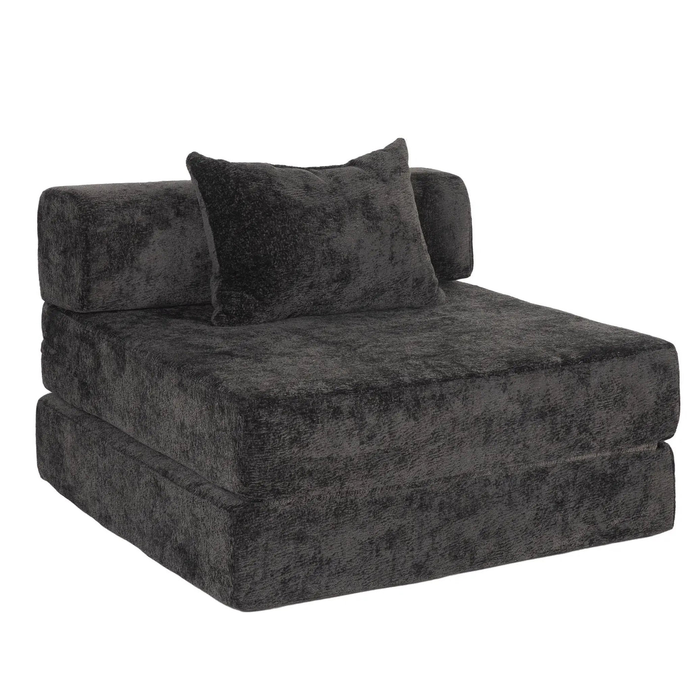 Convertible Floor Sofa Bed With Fixed Shape Frame For Living Room by HouseOfZazla