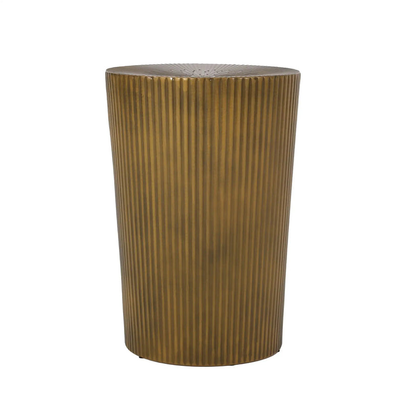 Langseth Iron Sunburst Side Table Modern Design by HouseOfZazla