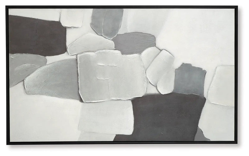 Adilson - Wall Art - White / Gray / Black by Unique Piece Furniture