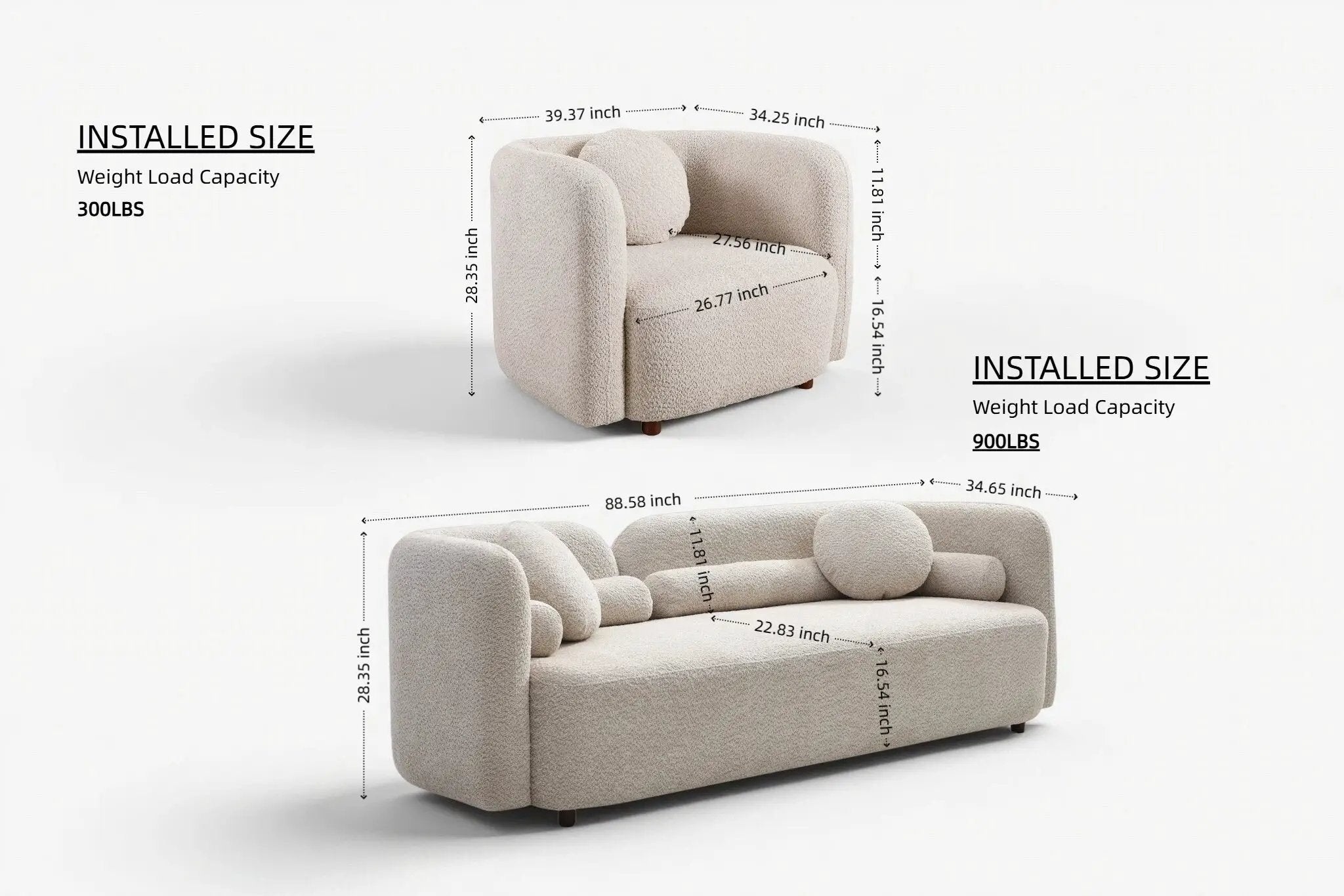 Luxury Modern Couch for Living Room by HouseOfZazla