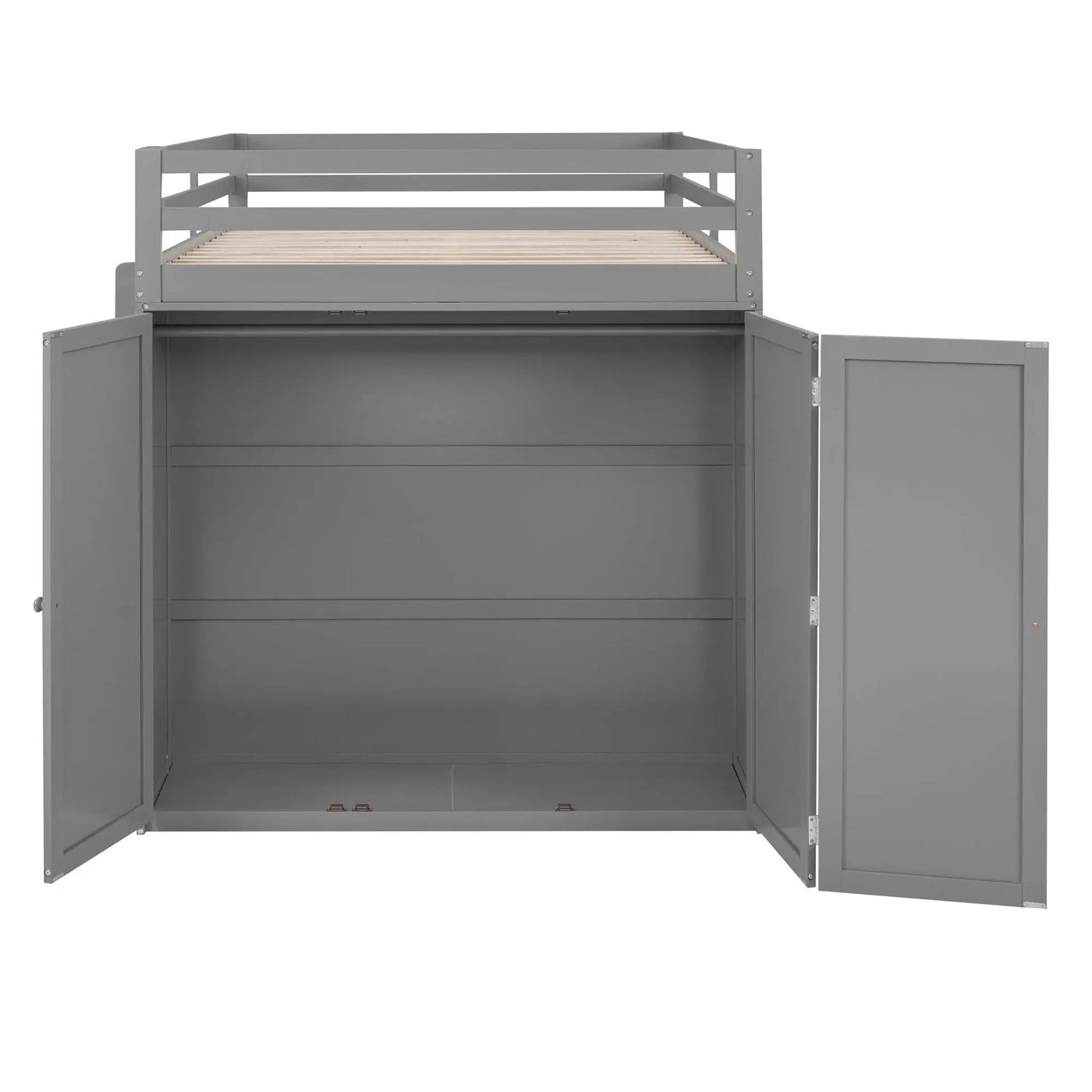 Loft Bed With Drawers, Desk, And Wardrobe by HouseOfZazla