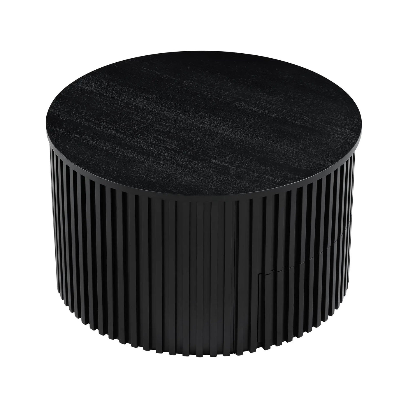 Round Lift Top Coffee Table With Hidden Storage For Living Room by HouseOfZazla