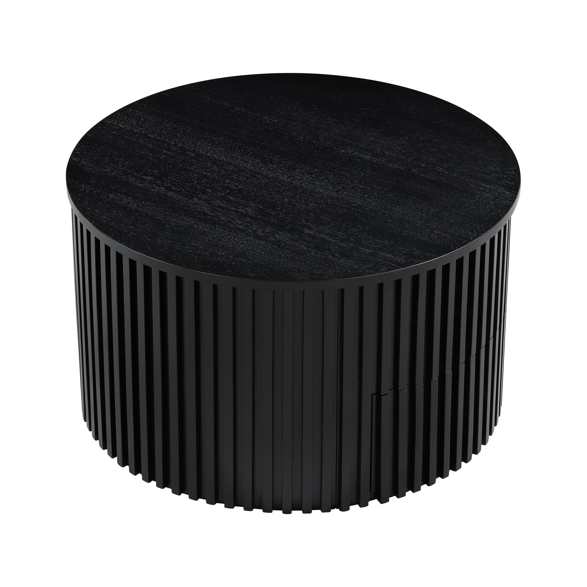 Round Lift Top Coffee Table With Hidden Storage For Living Room by HouseOfZazla