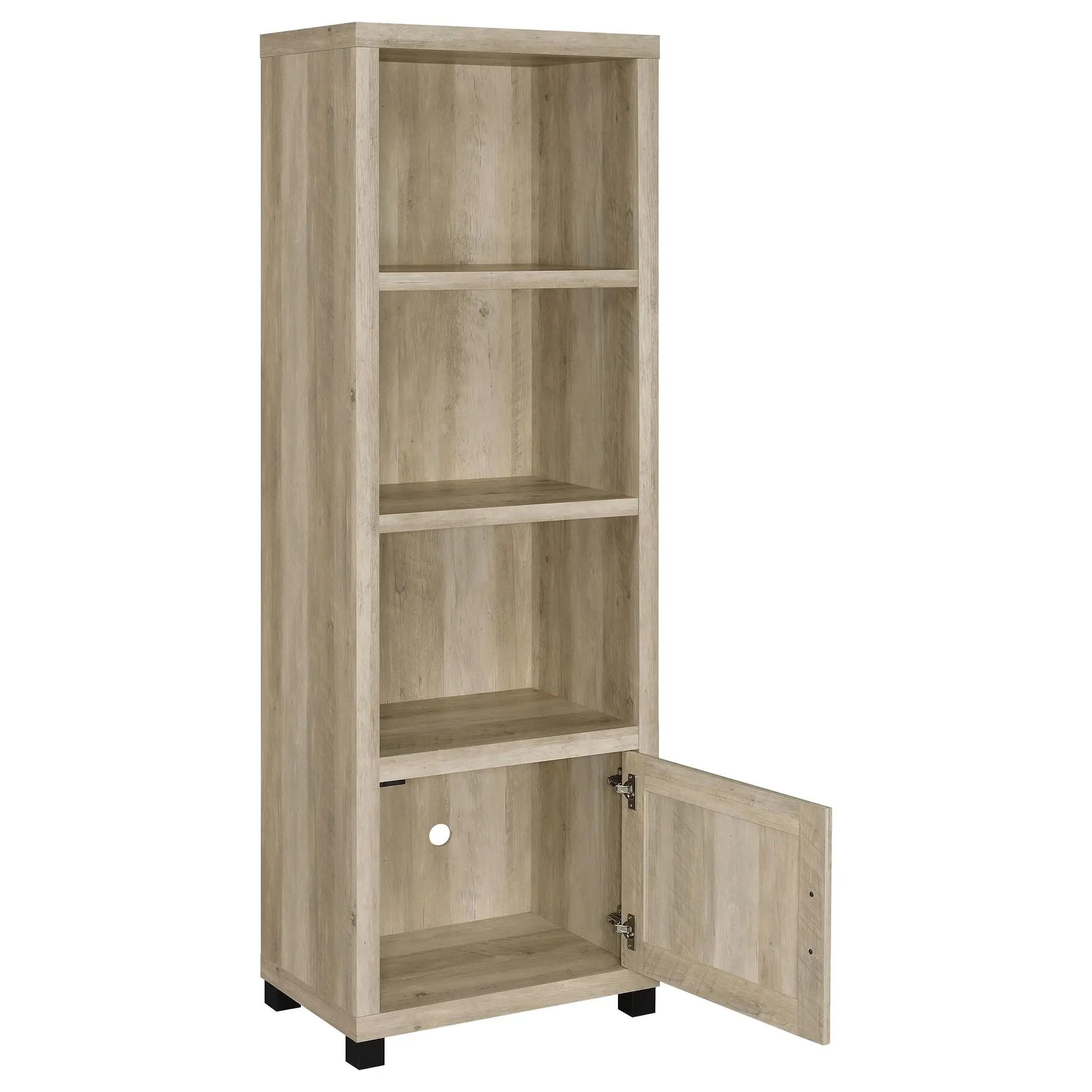 Sachin 3-piece 79-inch TV Entertainment Center Antique Pine by Unique Piece Furniture