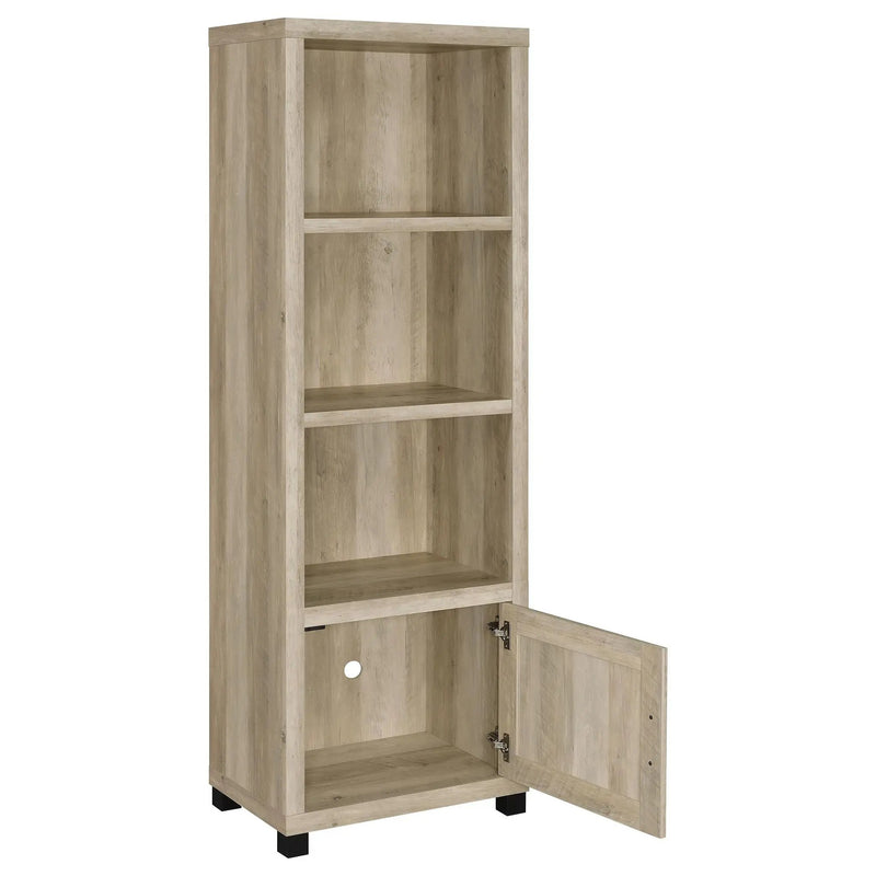 Sachin 3-piece 79-inch TV Entertainment Center Antique Pine by Unique Piece Furniture