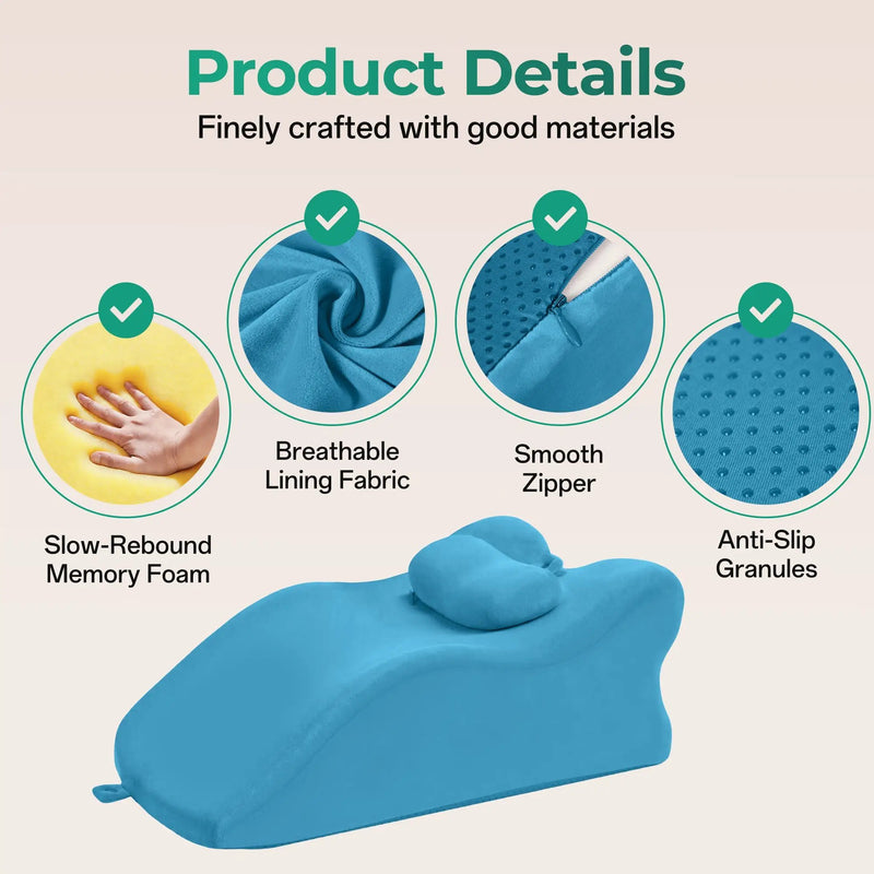 Ergonomic Spinal Posture Support & Multi-Functional Bed Pillow by HouseOfZazla