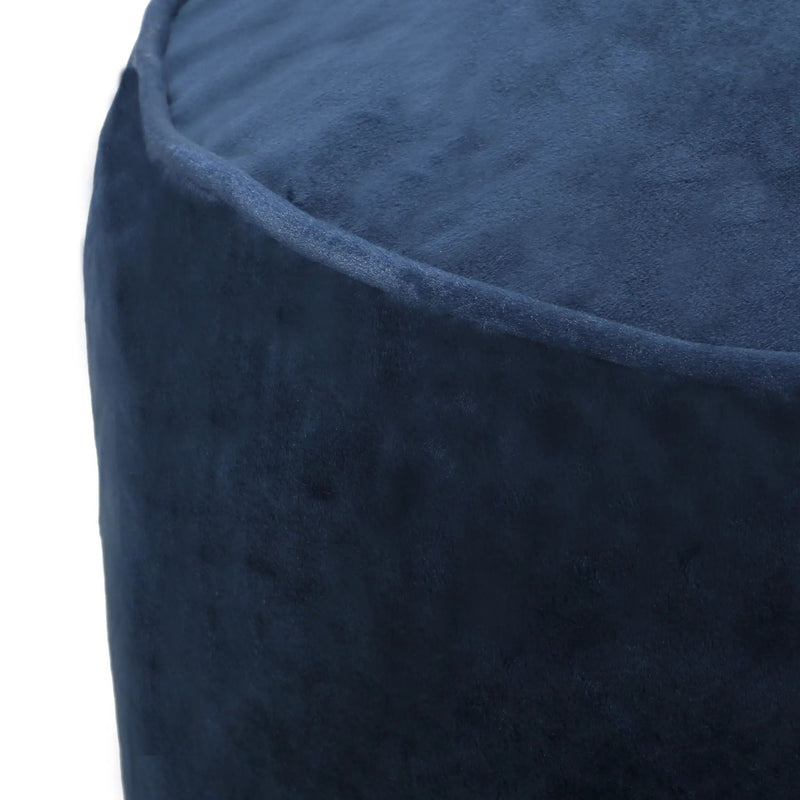 Shimon - Cylinder Pouf Ottoman Floor Cushion by Unique Piece Furniture