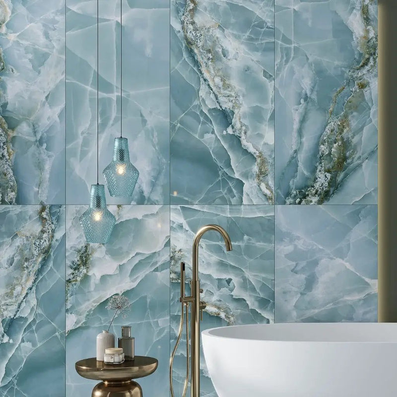 Green 36x36 Lappato Square Porcelain Large Format Tile (2 pack, 17.4375 sq ft/case) by Apollo Tile