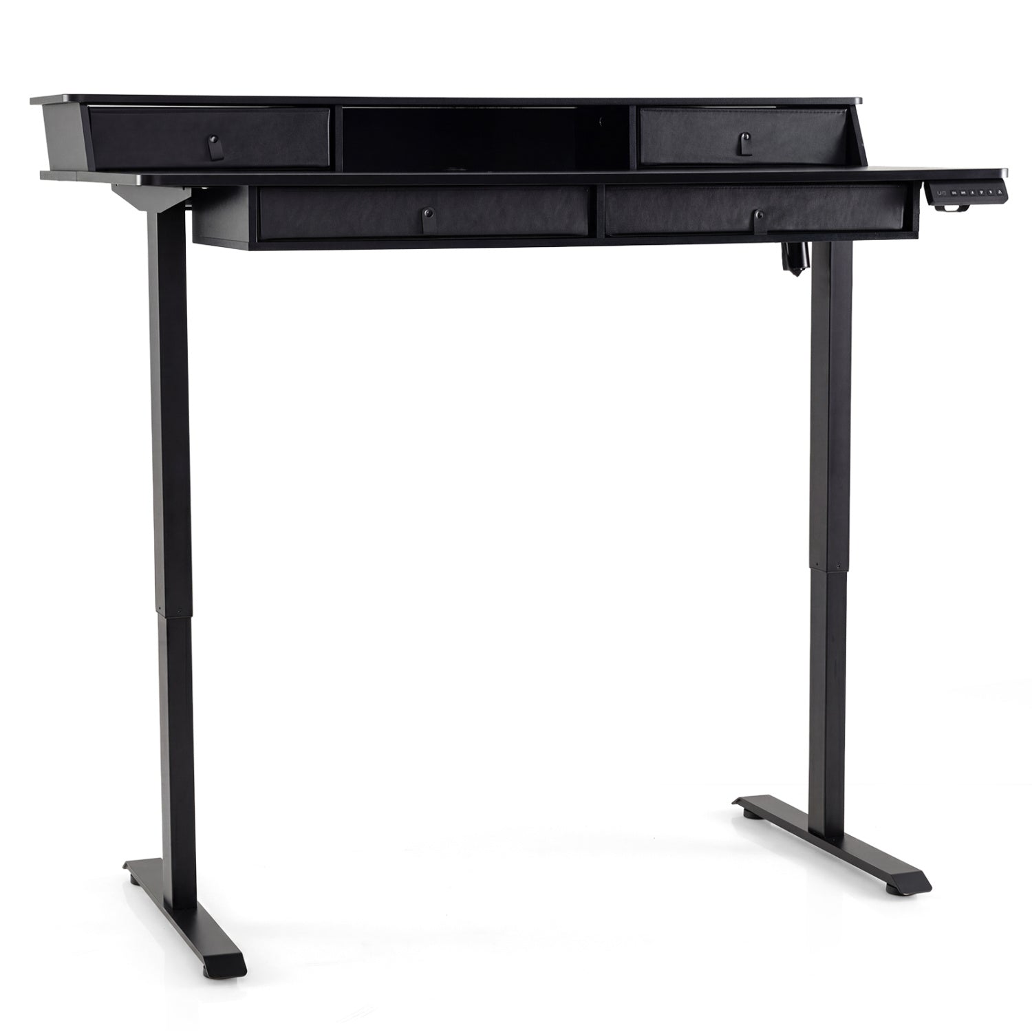 55 Inch x 27 Inch Electric Standing Desk with Drawers by DirectDeals