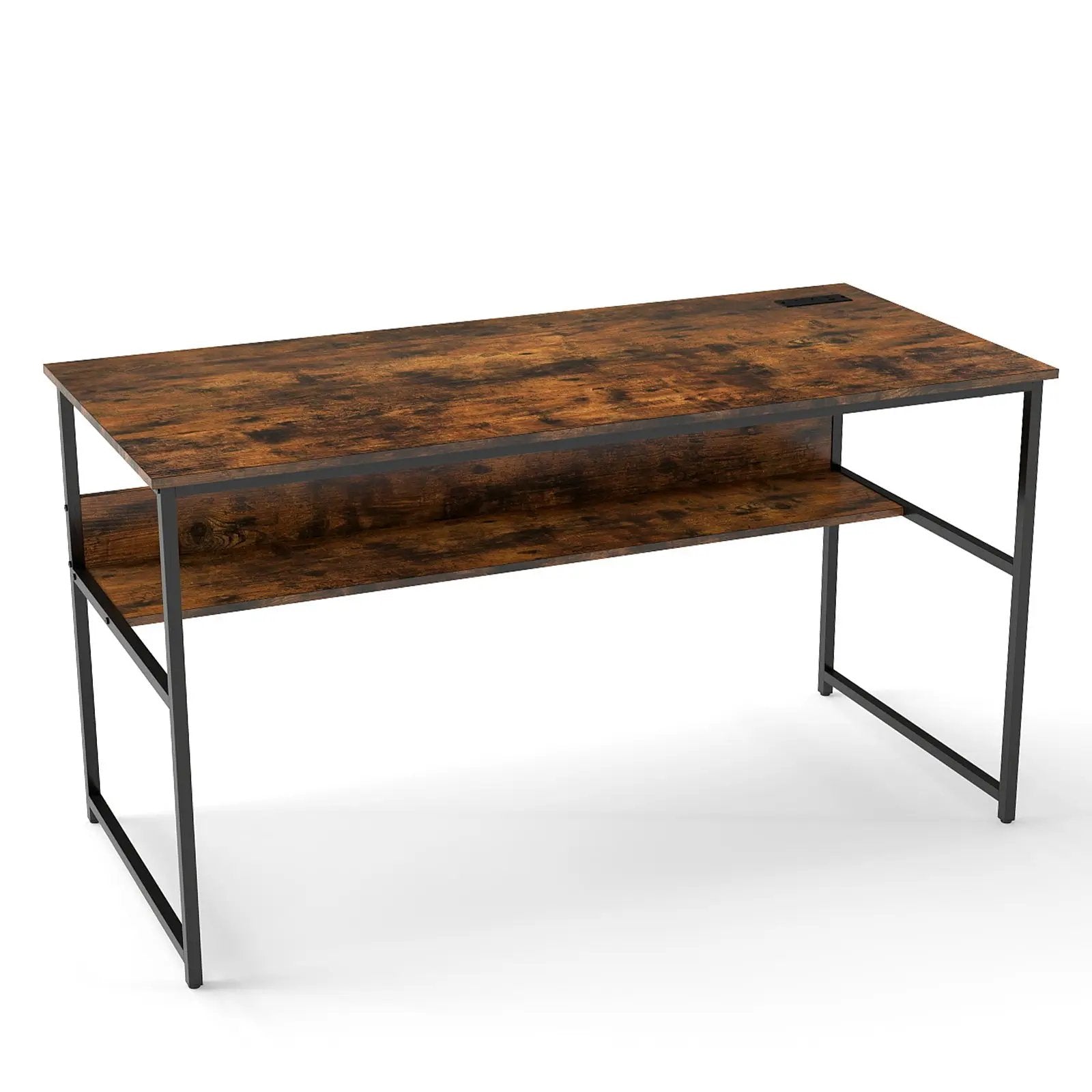 55 x 24 inch Computer Desk with Power Outlets and USB Ports by DirectDeals