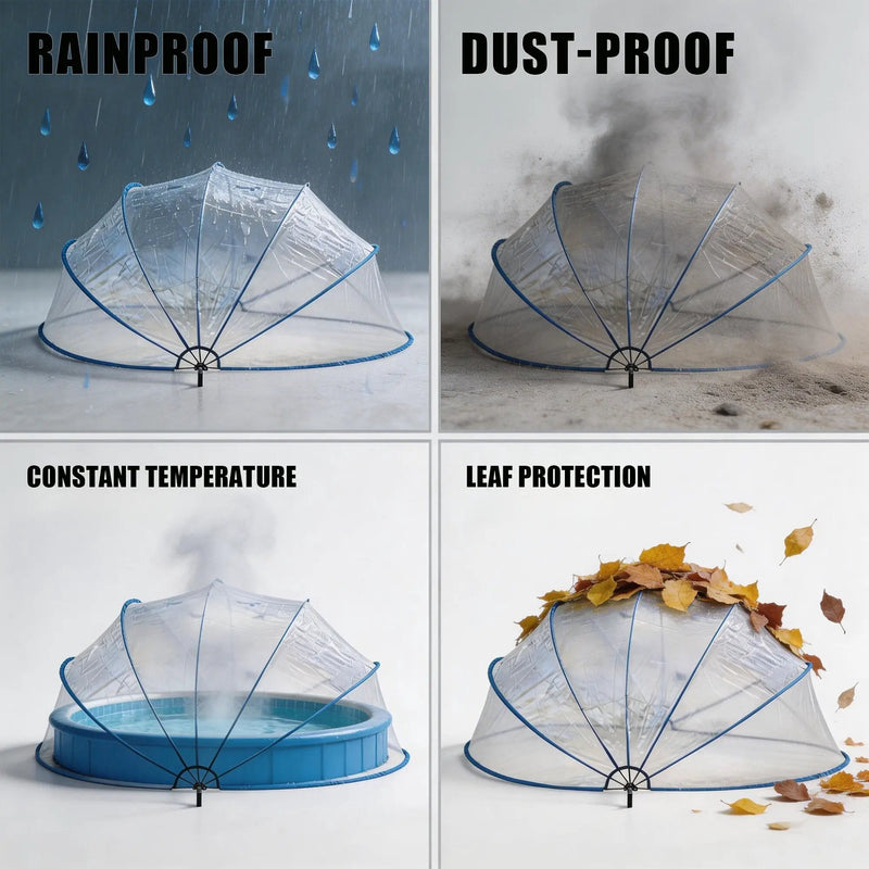 18ft Ground-Mounted Retractable Pool Cover by HouseOfZazla