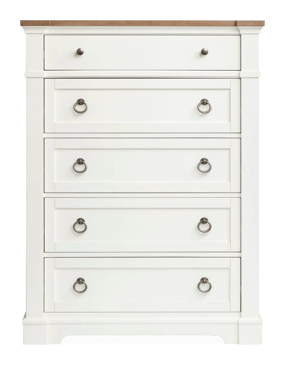 Kingston - Drawer Chest - Whisper White And Cerused Nutmeg, photo 3 of 7