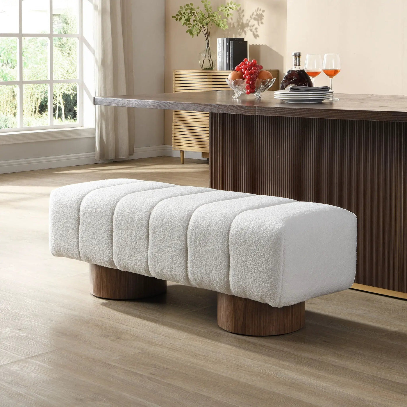Upholstered Dining Bench For Dining Room by HouseOfZazla