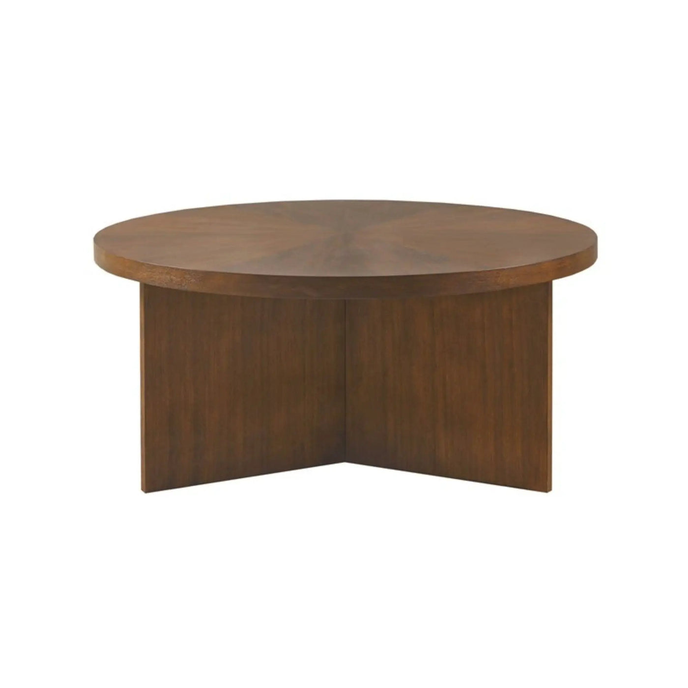Round Coffee Table With Solid Veneer Top by HouseOfZazla