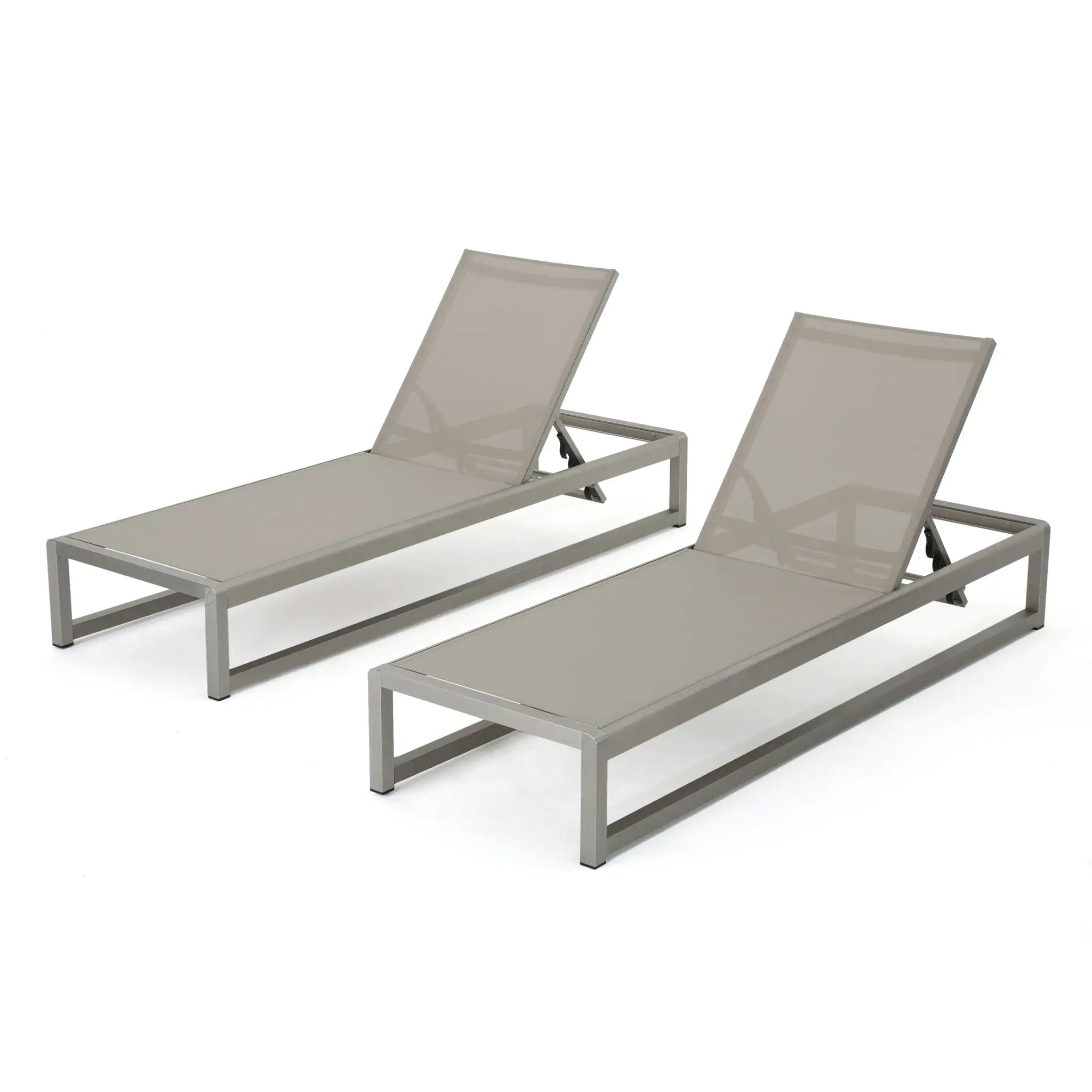 Chaise Lounge With 5 Reclining Positions, Outdoor Patio Lounge Chairs by HouseOfZazla