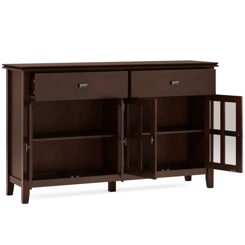 Artisan - Large 4 Door Sideboard Buffet - Russet Brown by HouseOfZazla