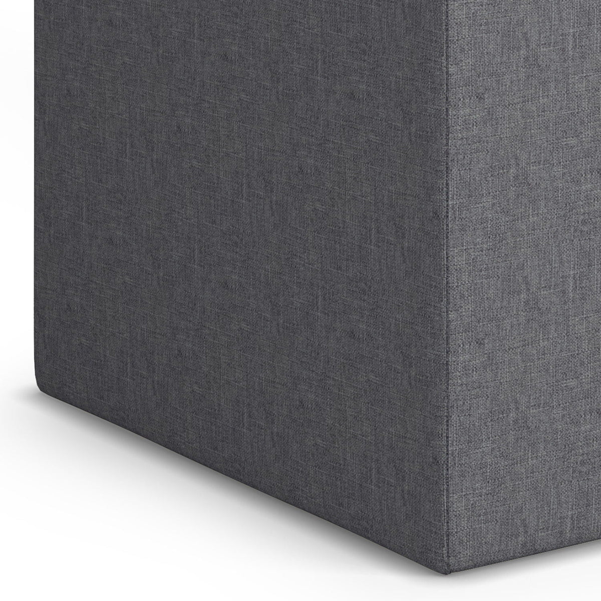Upholstered Cube Storage Ottoman with Removable Serving Tray - Multiple Colors, photo 36 of 40