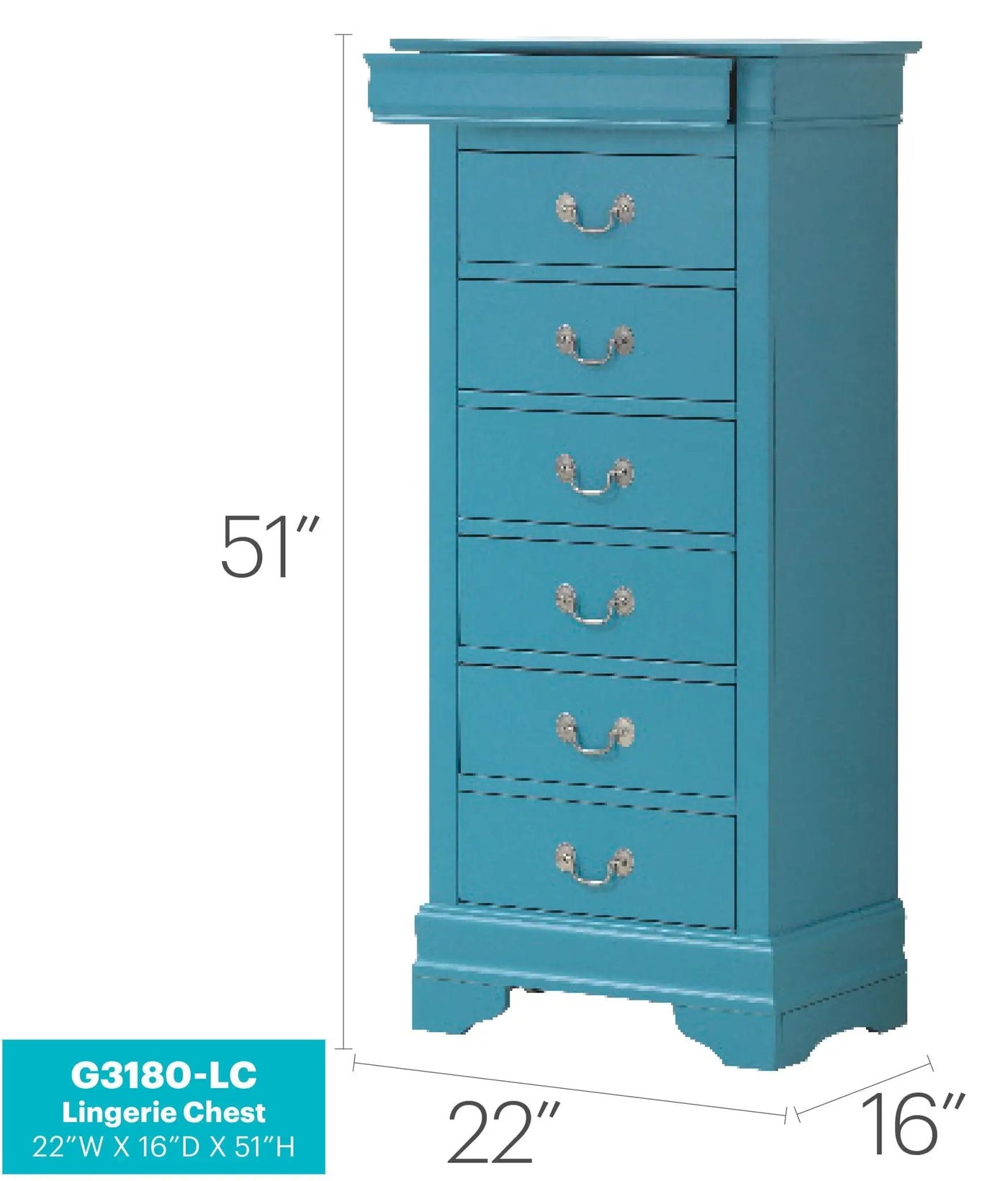 Traditional Style Lingerie Storage Chest by HouseOfZazla