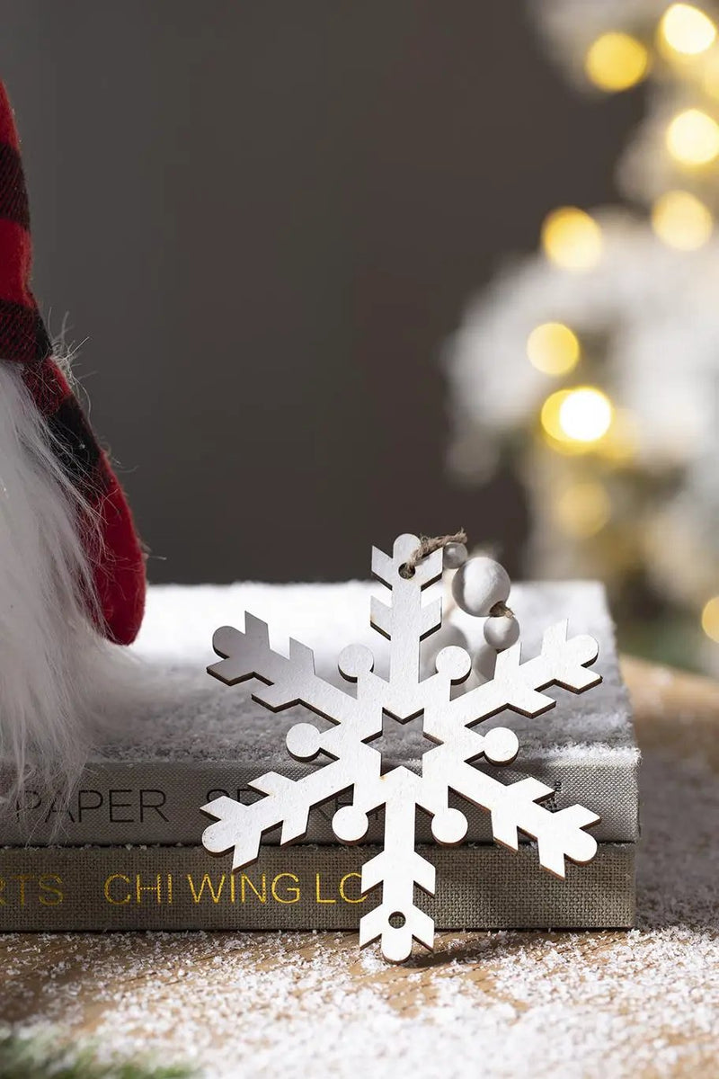 9.8x4.7" Snowflake Ornament Set of 12 by HouseOfZazla