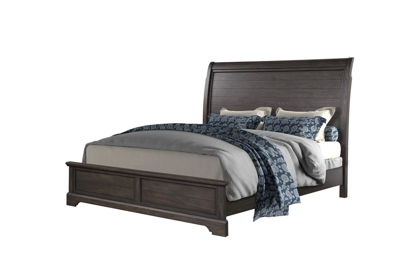Crafted Sleigh Bed by HouseOfZazla