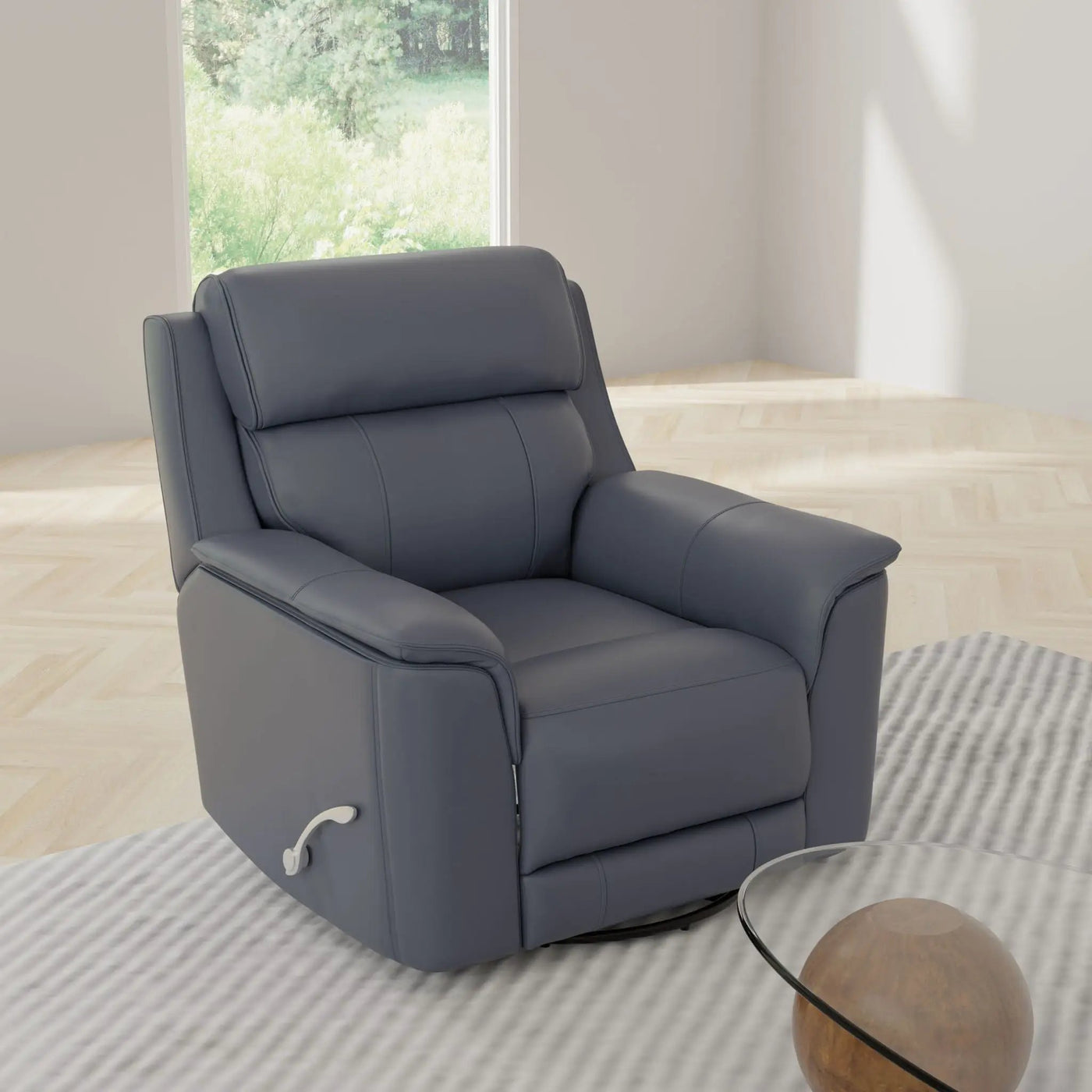 Oslo - Manual Swivel Glider Recliner by HouseOfZazla