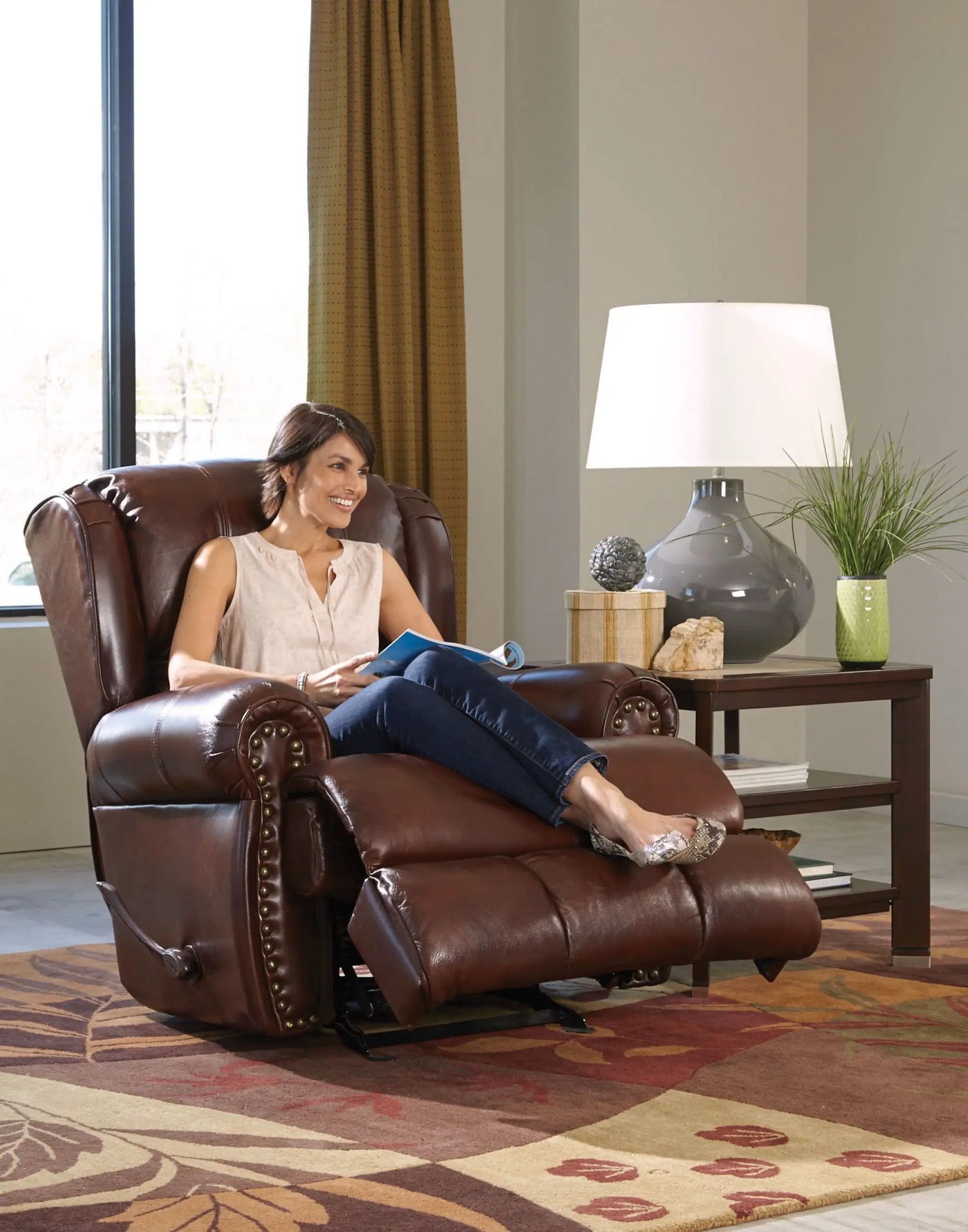 Duncan - Deluxe Glider Recliner by Unique Piece Furniture