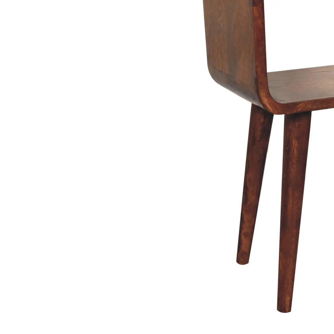 Minimalist Open Curved Nightstand by Unique Piece Furniture