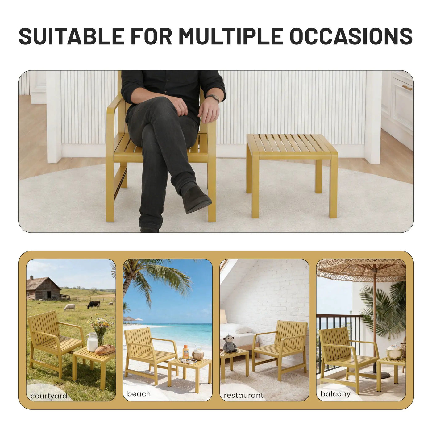 Furniture Set, Waterproof And Durable by HouseOfZazla