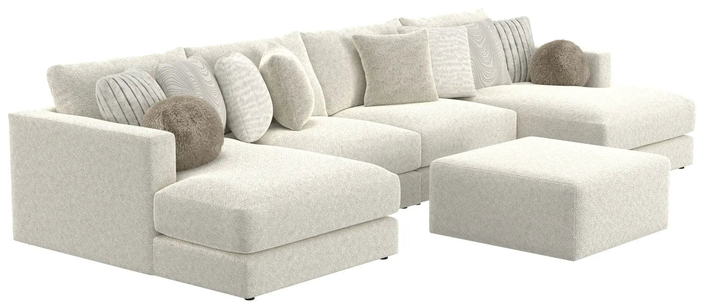 Ritzy - Modular Sofa And Included Cocktail Ottoman by Unique Piece Furniture