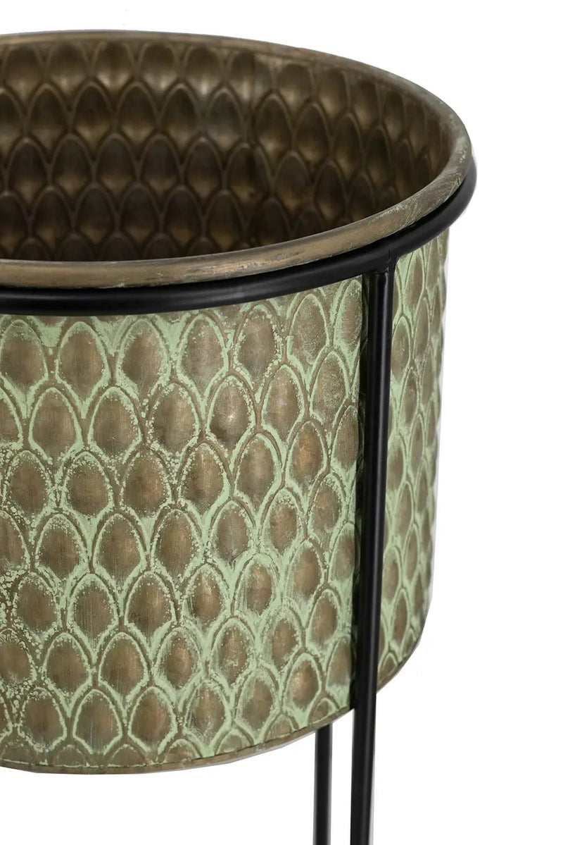 Set of 2 Textured Garden Pots by HouseOfZazla