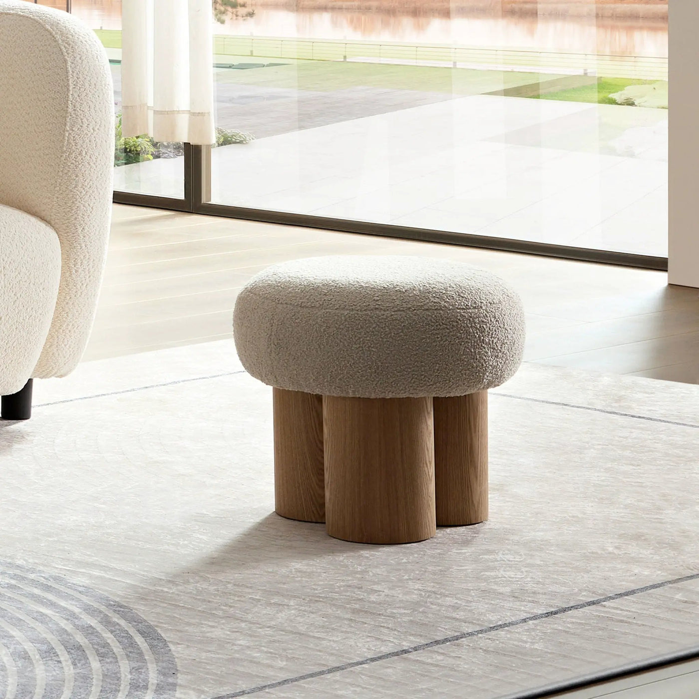 Versatile Mushroom Stool With Cushion by HouseOfZazla