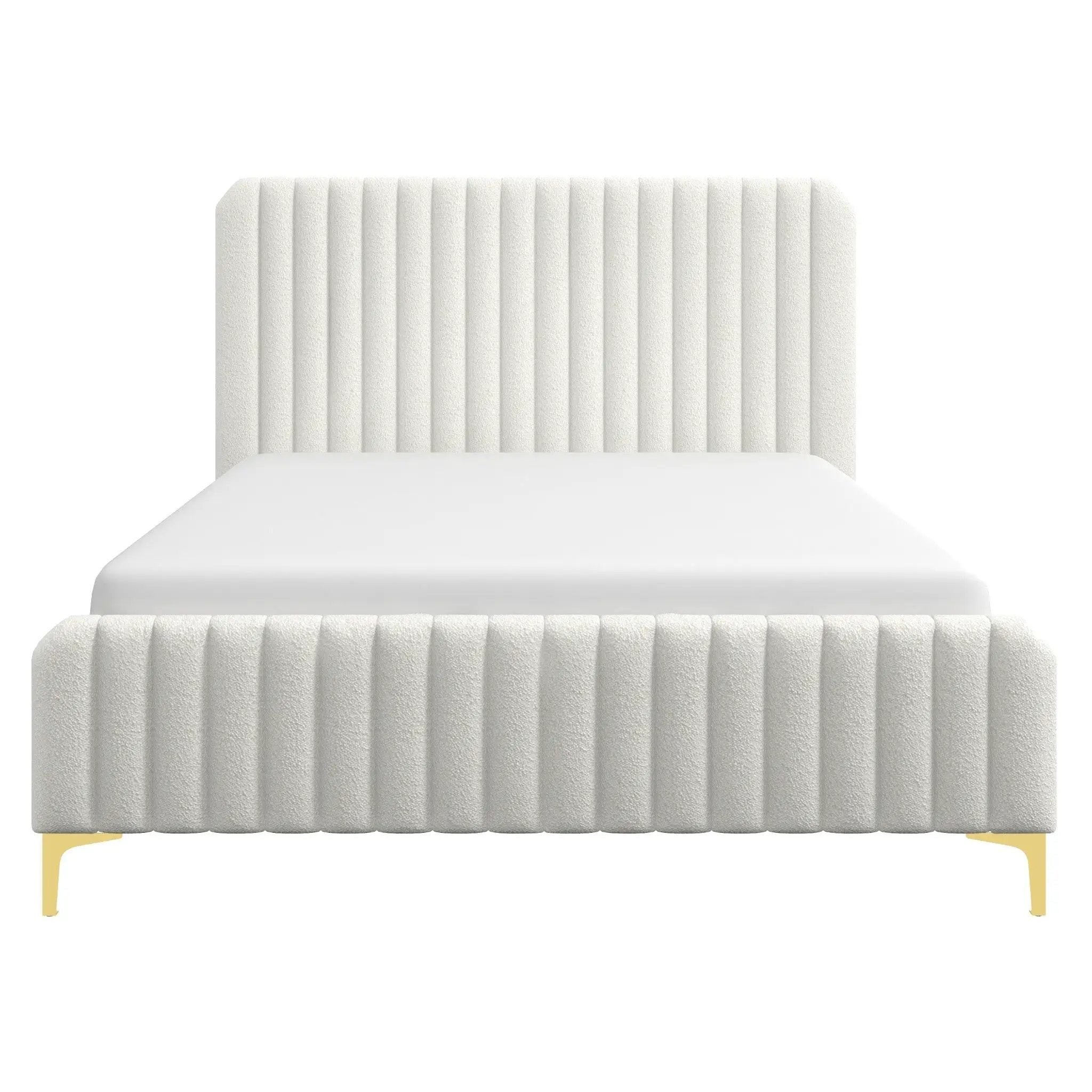 Valery - Upholstered Platform Bed by HouseOfZazla
