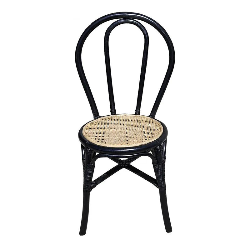 Rattan Dining Chair (Set of 2) - Black Multi by HouseOfZazla