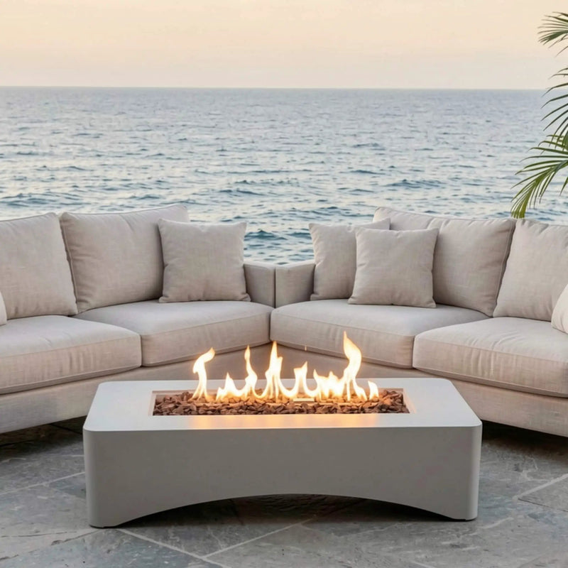 Alora 56-Inch 50K BTU Outdoor Modern Propane Fire Pit Table (SAK56830) by SAKSBY WHOLESALE