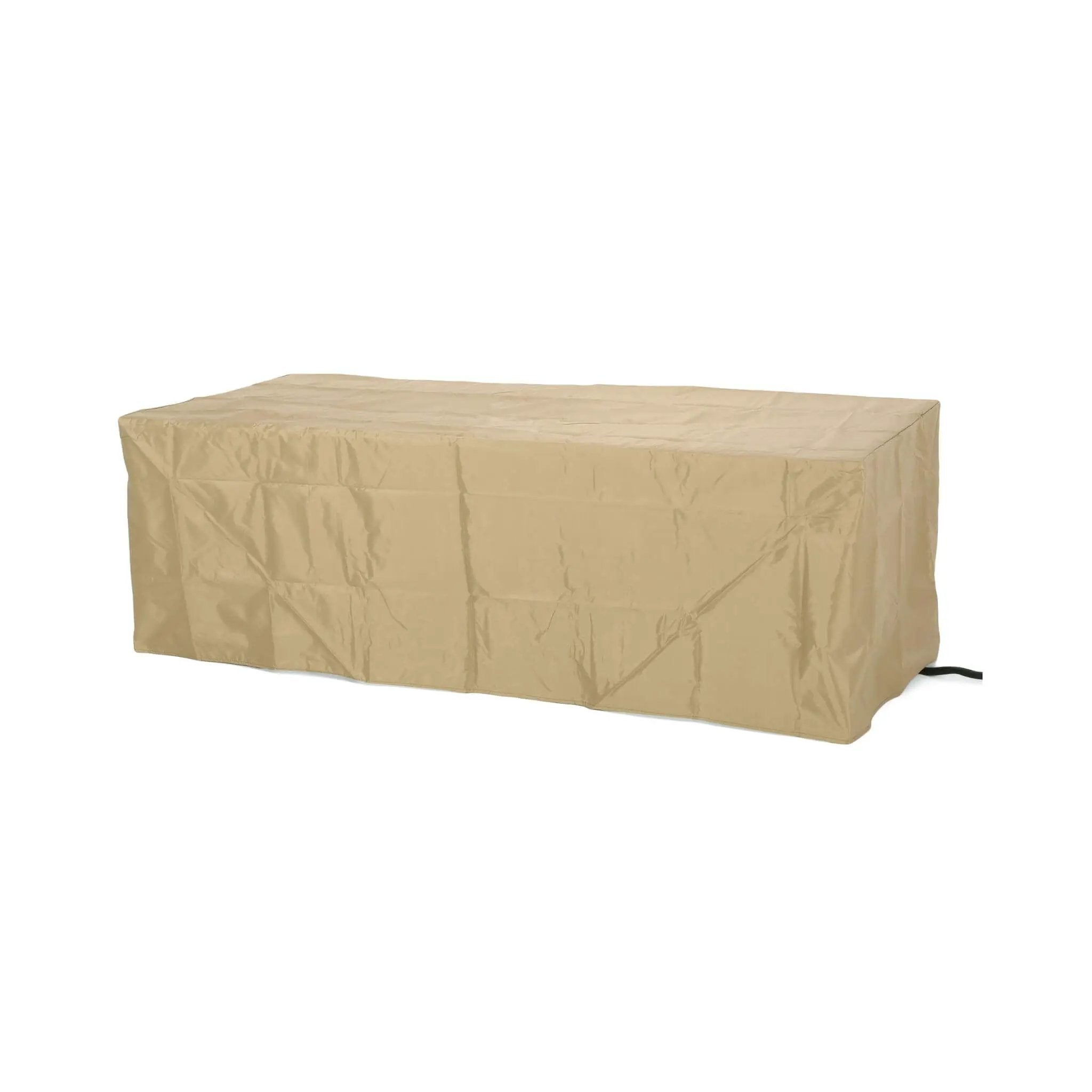 Alora 56-Inch Outdoor 50K BTU Wood Pattern Rectangle Gas Burning Fire Pit (SAK43681) by SAKSBY WHOLESALE