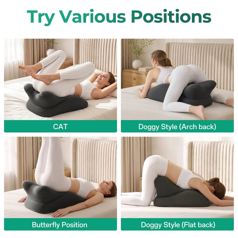 Memory Foam Ergonomic Wedge Pillow by HouseOfZazla